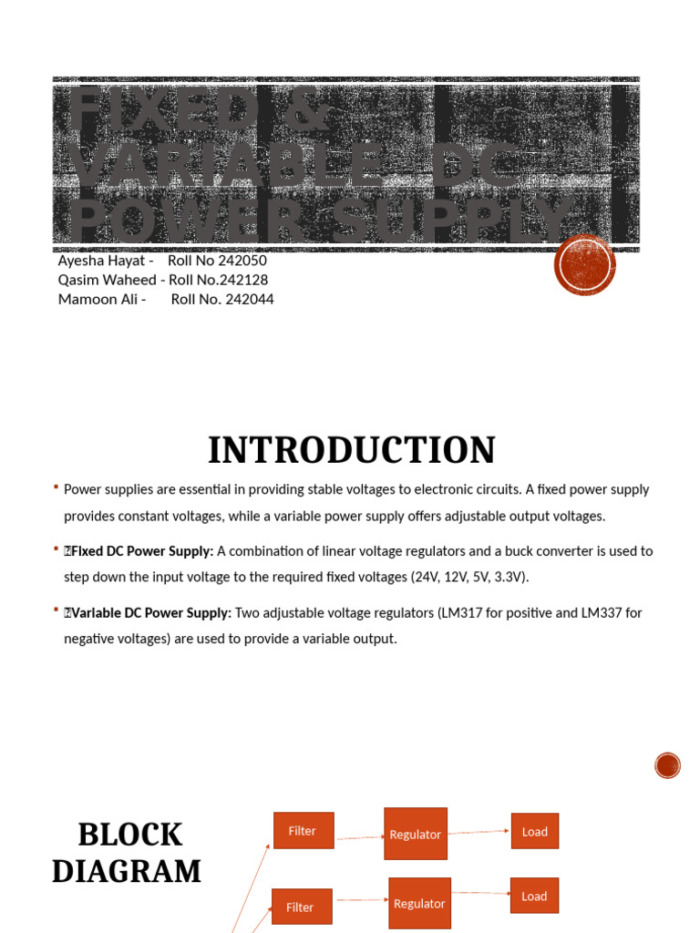 Variable Power Supply Project | PDF | Rectifier | Power Supply