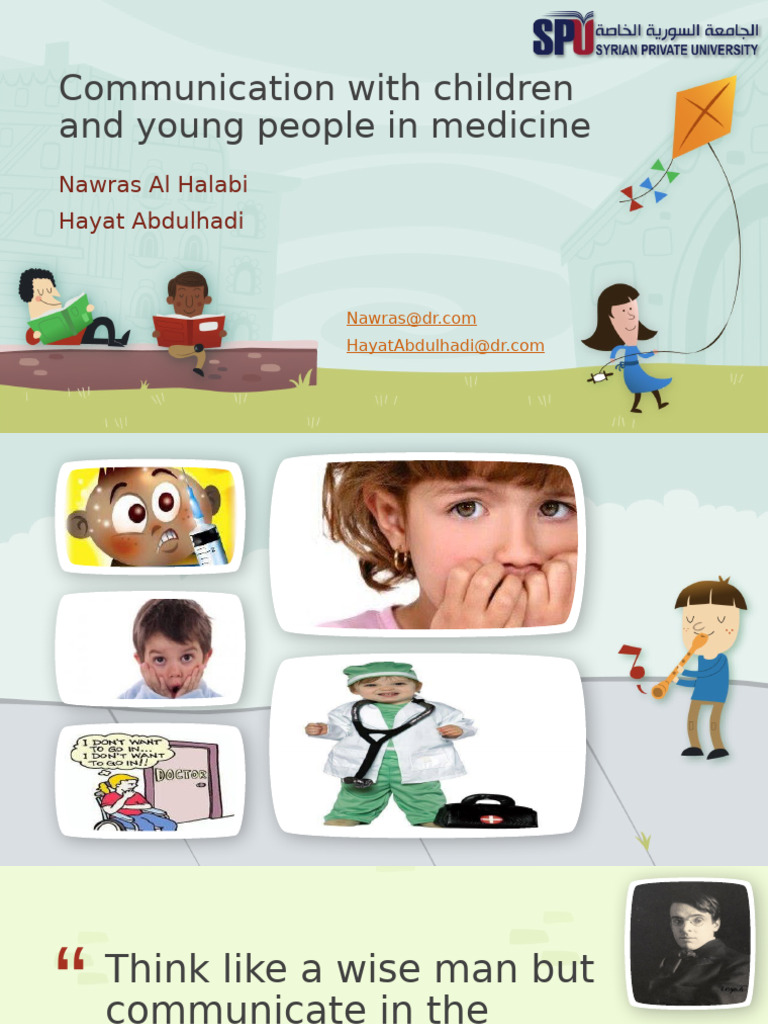 Communication With Children and Young People in Medicine: Nawras Al ...