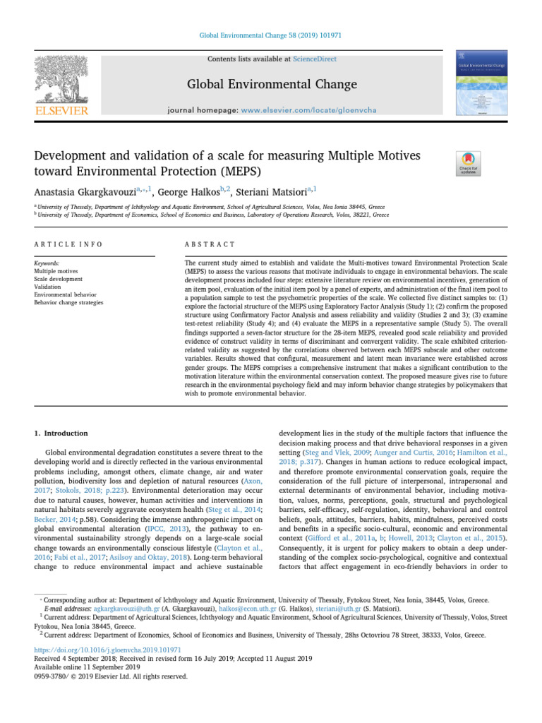 2019 Development and Validation of A Scale For Measuring Multiple ...