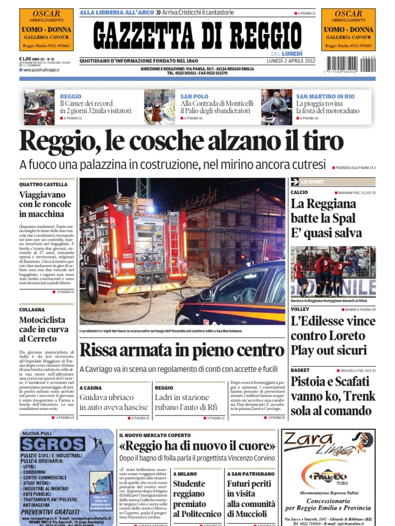 Gazzetta Di Reggio 02 04 12 PDF