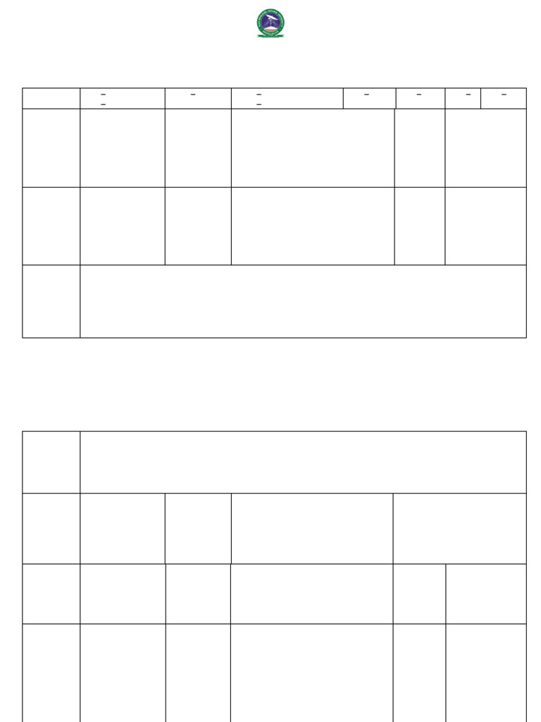 2023-2024 300L First Semester TimeTable and Invigiation schedule | PDF