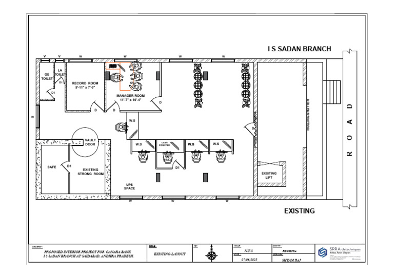 Canara Bank Layout Plan - IS Sadan Branch | PDF | Banking ...