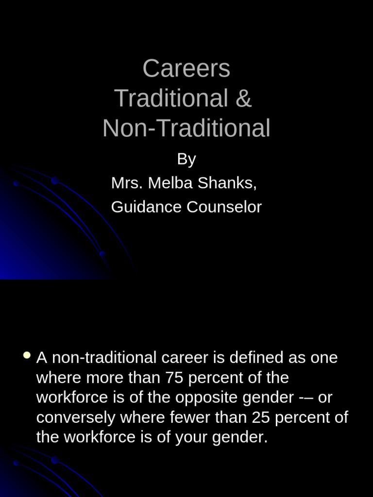 Non-Traditional Career Paths Explained | PDF
