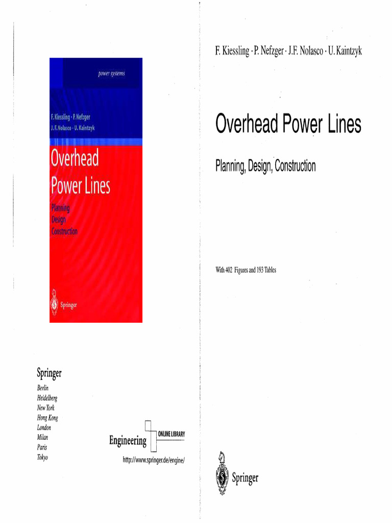 Overhead Power Lines Planning Design Construction - F. Kiessling P ...