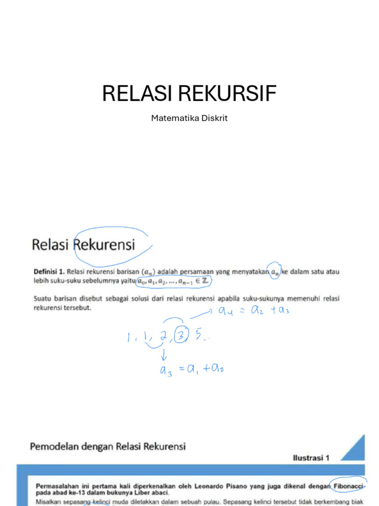 Relasi Rekursif | PDF