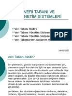 Veri Tabanı Yönetim Sistemi