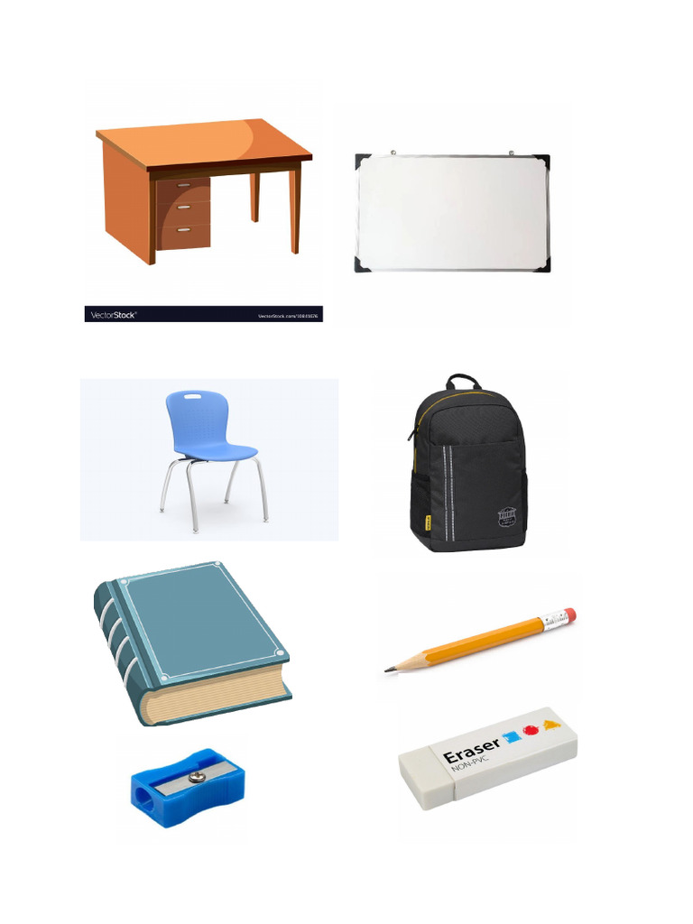 Flashcard (Objects in The Classroom) | PDF