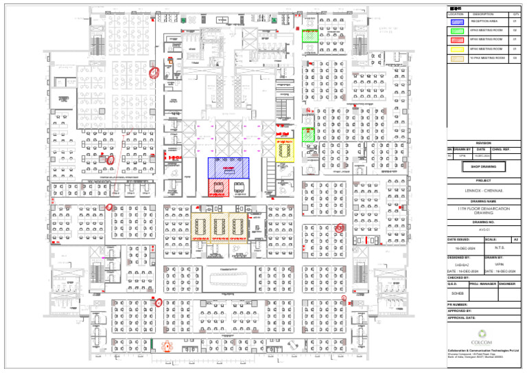 11th Floor Demarcation Drawing AVS-01 | PDF