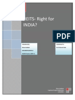 REITs Right for India? Analysis of REIT Structure and Performance
