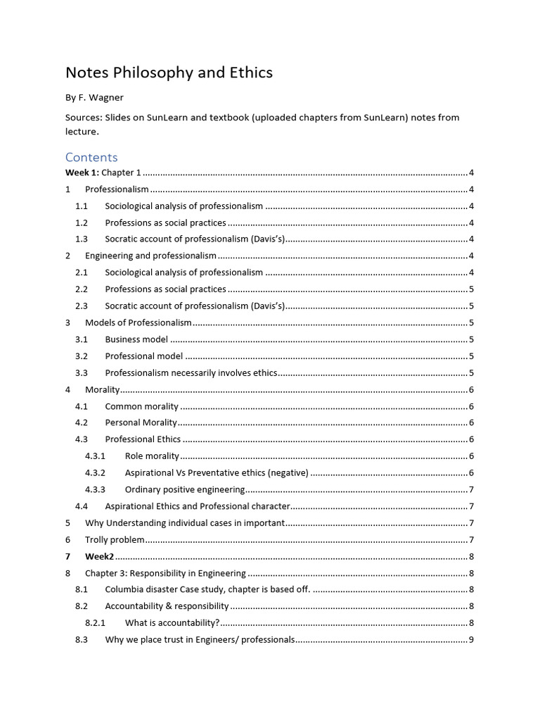 Philosophy and Ethics in Engineering | PDF | Virtue | Utilitarianism