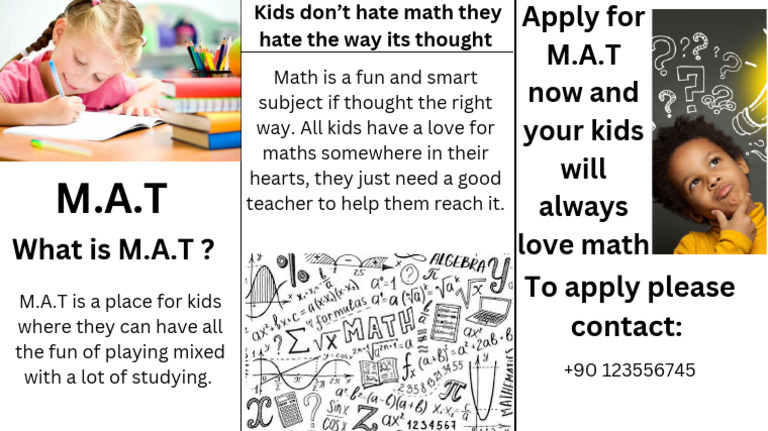 What Is M.A.T ? To Apply Please Contact | PDF