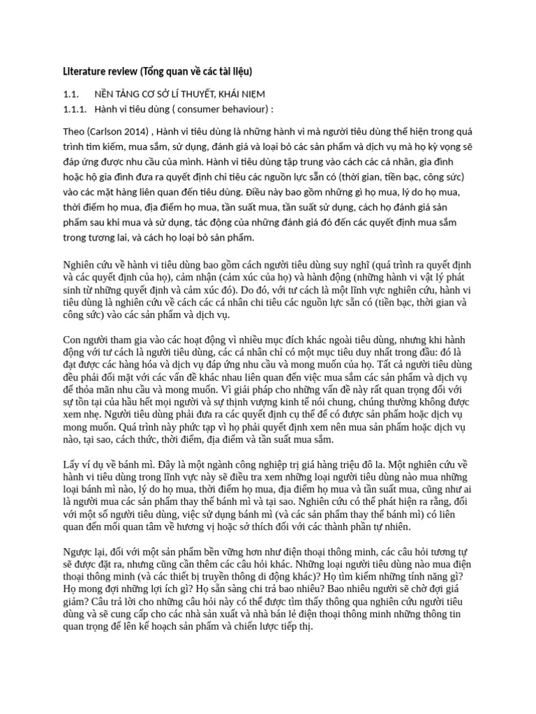 Literature Review | PDF