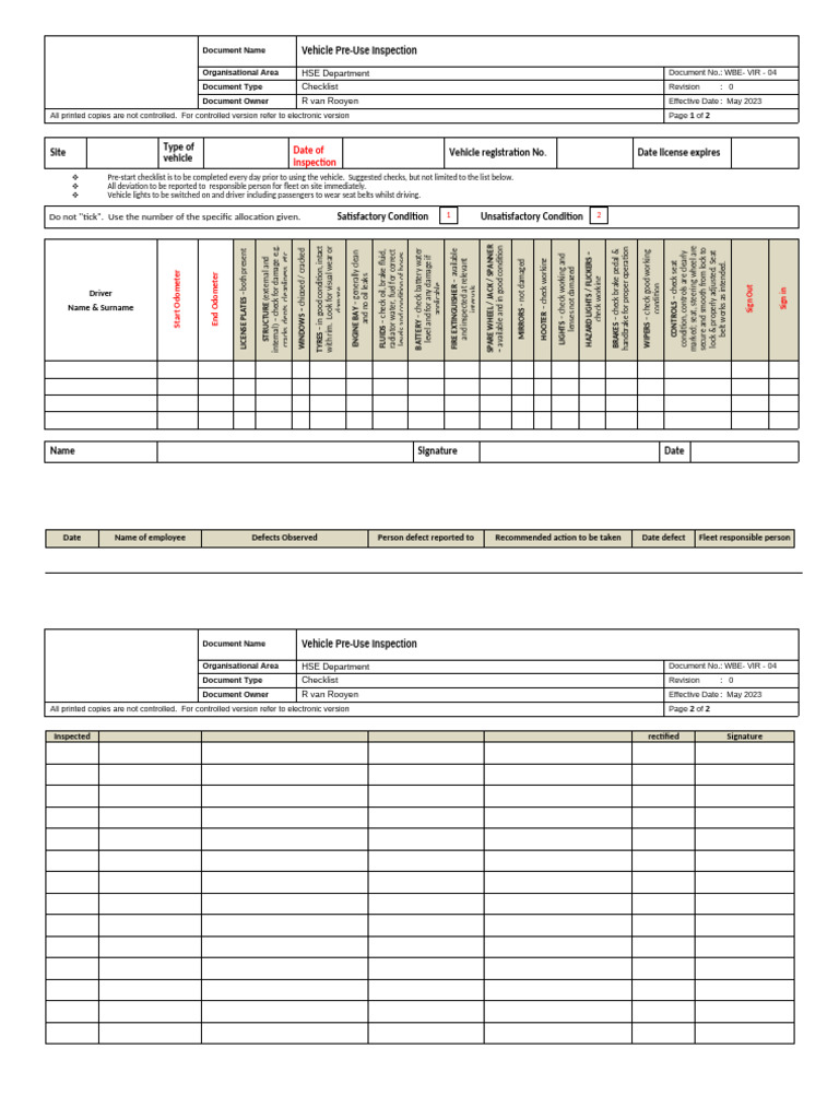Motor Vehicle Inspection | PDF | Vehicles | Manufactured Goods