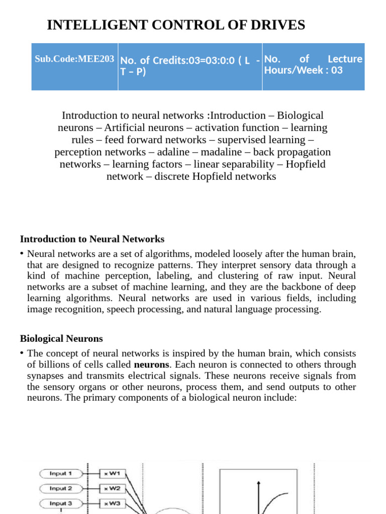 Overview of Neural Networks Concepts | PDF | Neuron | Applied Mathematics