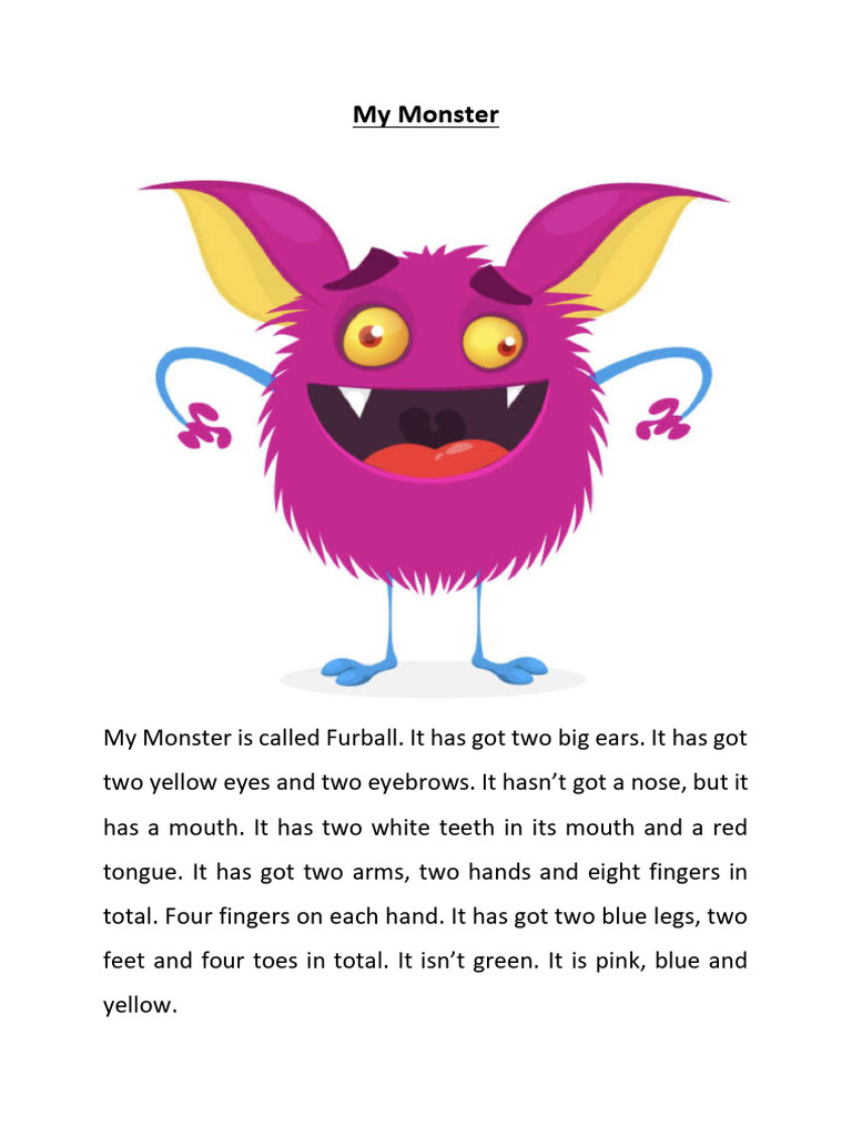 My Monster Description | PDF