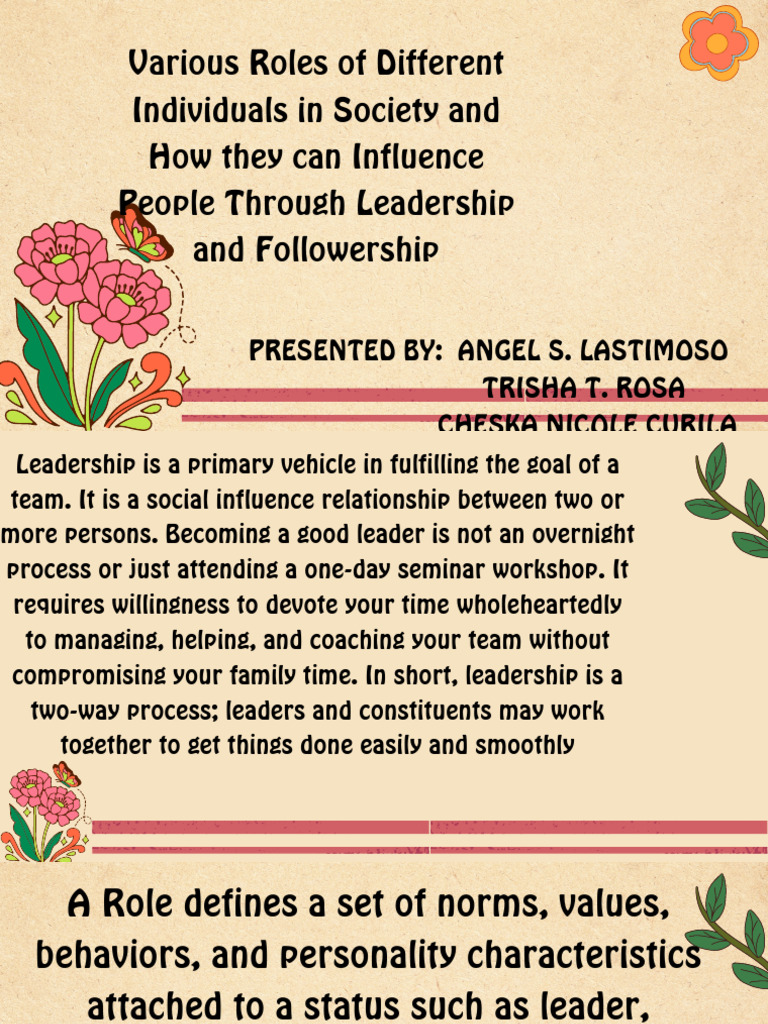 Leadership and Followership Dynamics | PDF | Leadership | Society