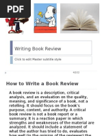 Writing Book Review