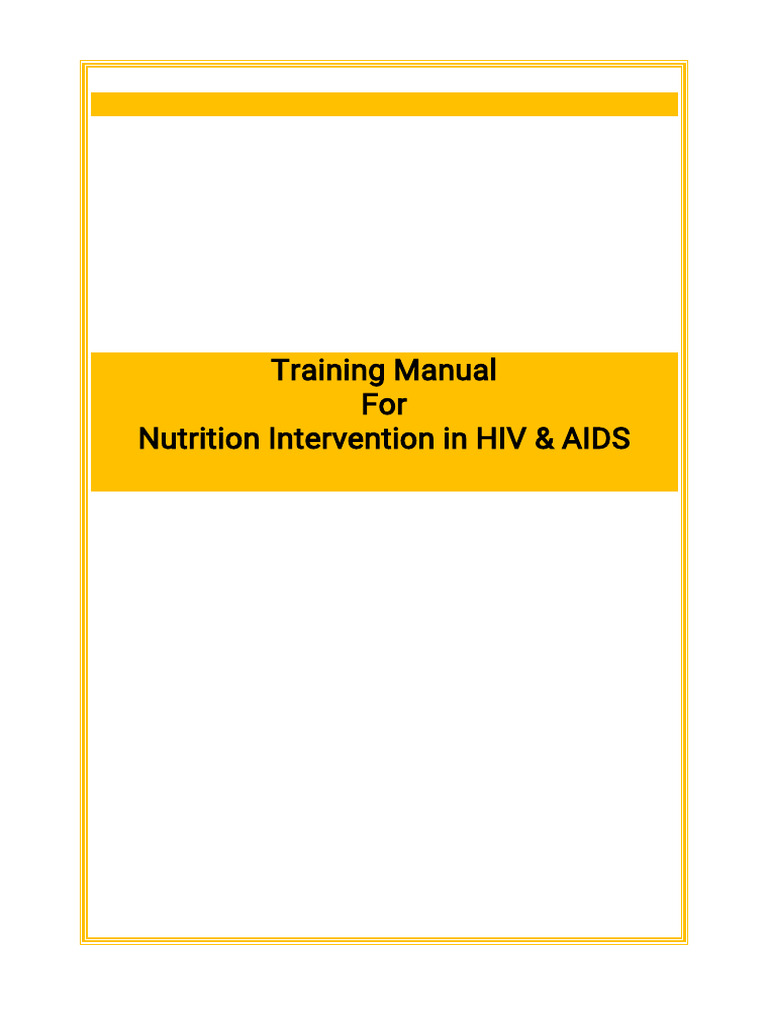 Nutrition in Hiv & Aids Real | PDF