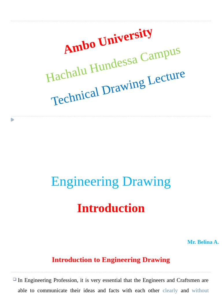 Engineering Drawing Fundamentals | PDF | Drawing | Technical Drawing