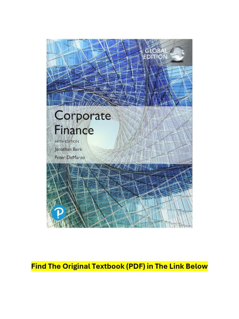 ビジネス・経済 Corporate Finance 6E, Berk, DeMarzo Pearson eText Fundamentals of Corporate Finance -- Instant
