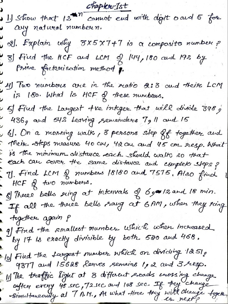 CH 1 Assignment | PDF