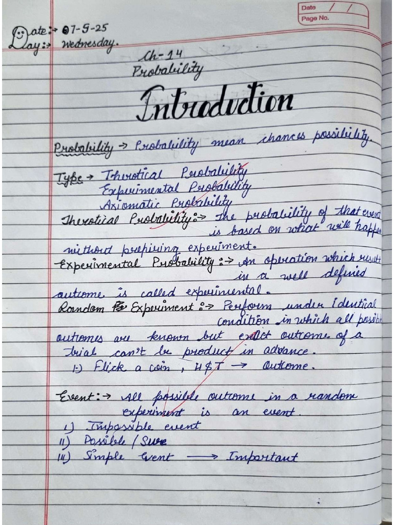 Chapter 14 Probability | PDF