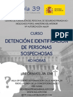Curso de Detención e Identificación de Personas Sospechosas