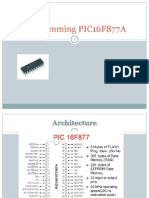Programming PIC16F877A Microcontroller for LED Pattern Display and Sensor Reading