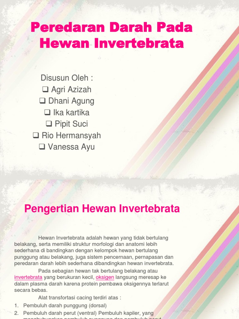 Peredaran Darah Pada Hewan Invertebrata Peredaran Darah Pada Hewan Invertebrata