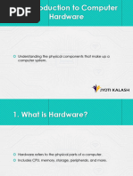 Computer Hardware Component Overview | PDF | Solid State Drive ...
