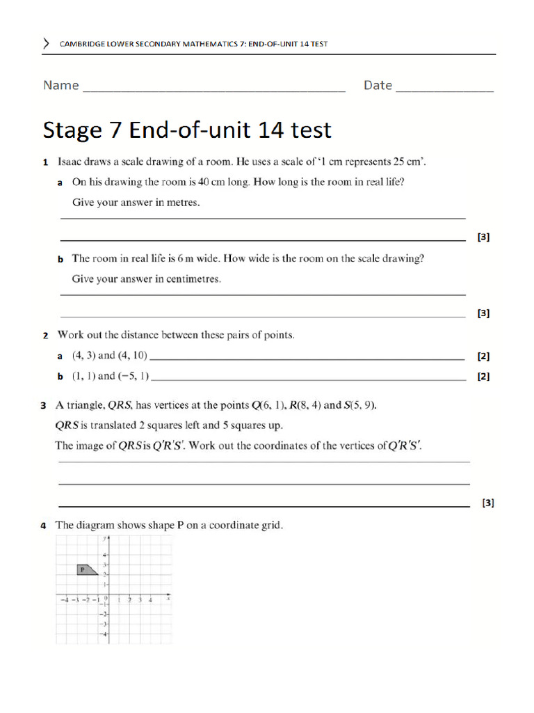 Math Unit14 | PDF