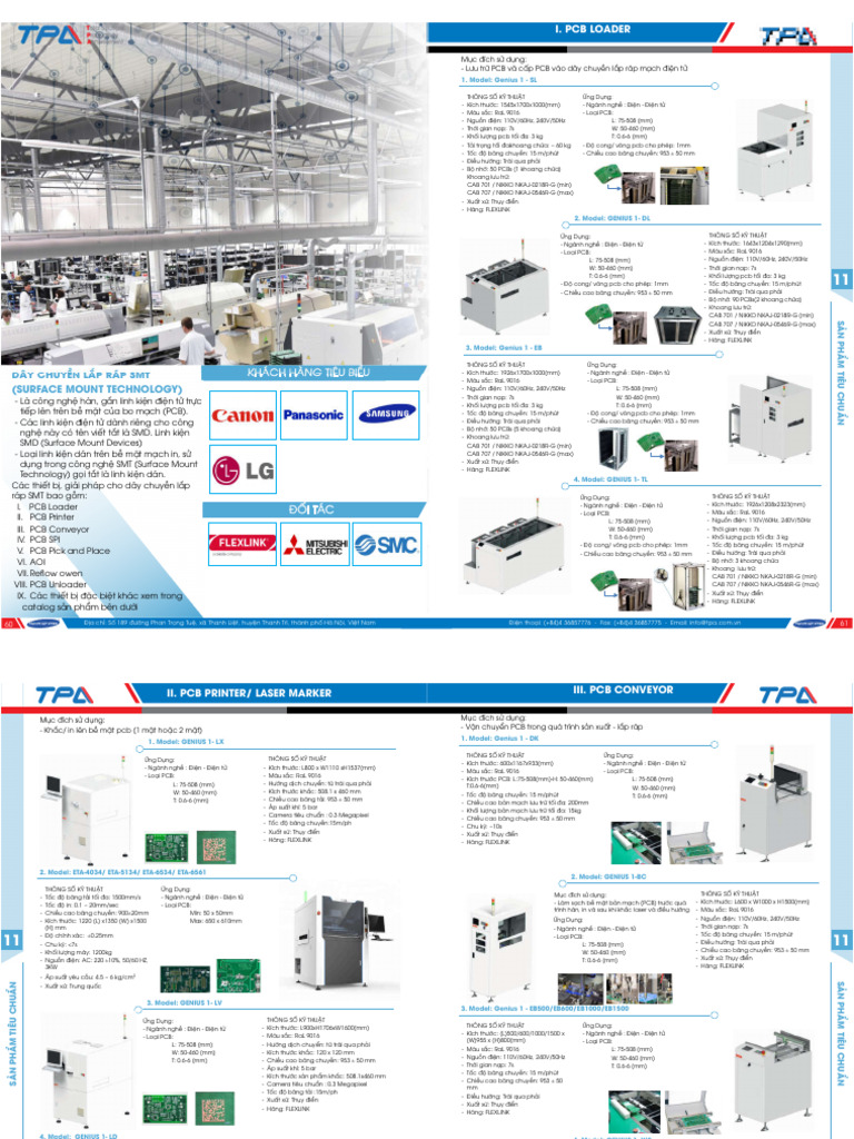 Khách Hàng Tiêu Biểu: I. Pcb Loader | PDF