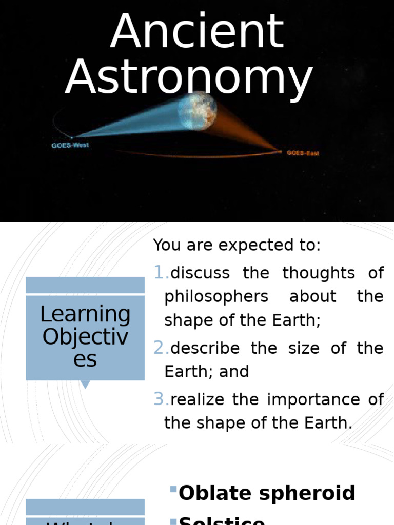 Ancient Astronomy: Earth's Shape Insights | PDF | Heliocentrism | Planets
