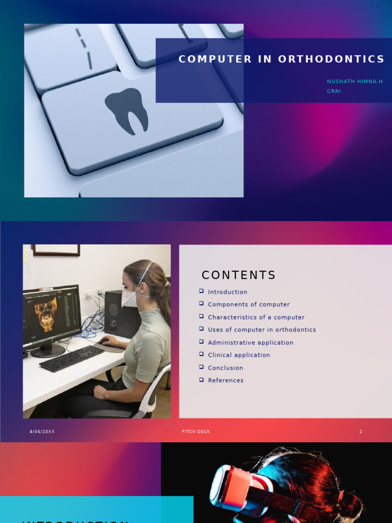 Computers in Orthodontics Overview | PDF | Computer Data Storage ...