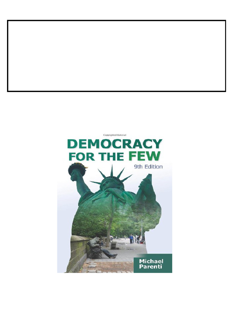 Democracy for the Few 9th Edition Michael Parenti download | PDF ...