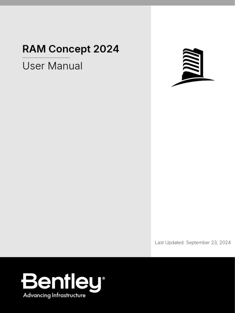 RAM Concept 2024 User Manual Guide | PDF | Civil Engineering ...