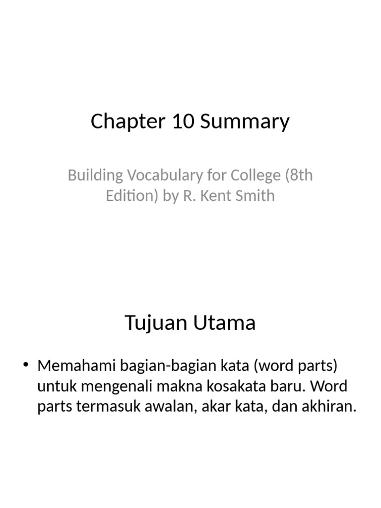 Chapter 10 Summary With Examples | PDF