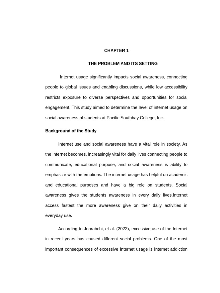 Internet Usage and Student Awareness | PDF | Survey Methodology ...