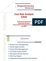 PCO - Cost Risk Analysis (CRA) - Pedram Daneshmand