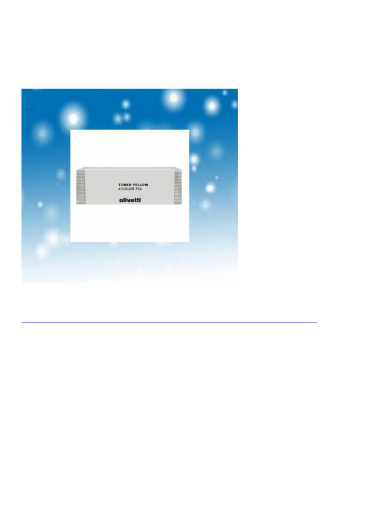 7904 Olivetti D-Color MF 3200 B0616 - Original - Toner Gelb - 5.000 ...