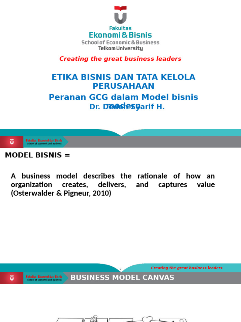Pertemuan 1 - Peranan GCG Dalam Model Bisnis Modern | PDF