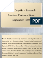 Robert Drapkin - Research Assistant Professor Since September 1980