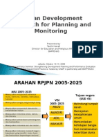 Bappenas - Human Development Approach For PLanning and Monitoring