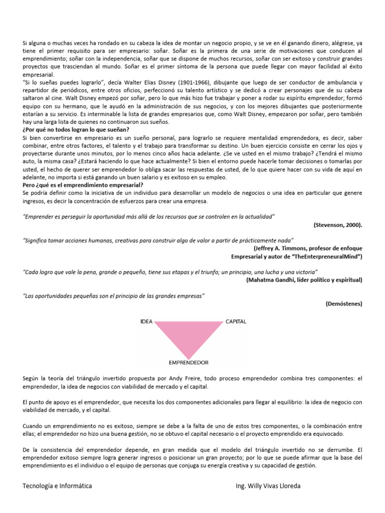 Guía para Emprender con Éxito | PDF | Iniciativa empresarial | Economias