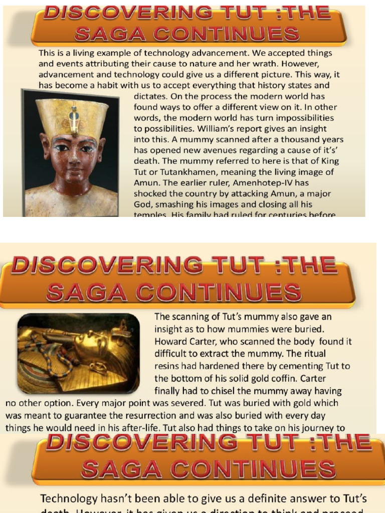 Chapter 3 Discovering Tut The Saga Continues-1 | PDF