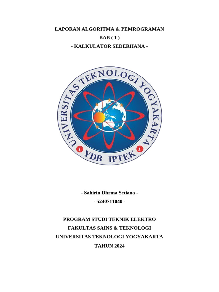 Kalkulator Sederhana C++: Panduan Lengkap | PDF