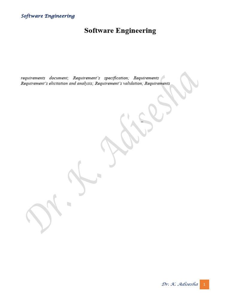 Comprehensive Guide to Software Engineering | PDF | Scrum (Software ...
