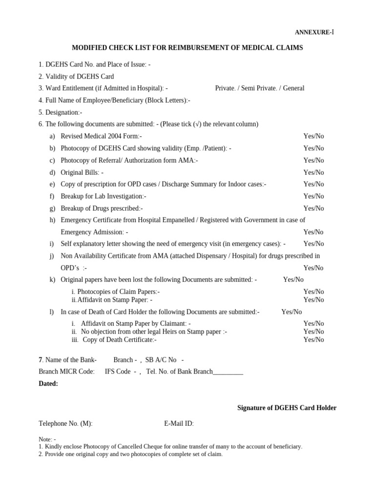 Reimbursement | PDF