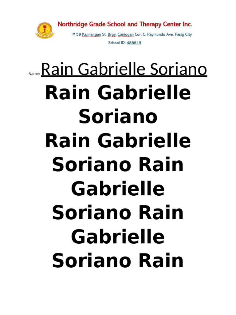 List of Names and Variations | PDF