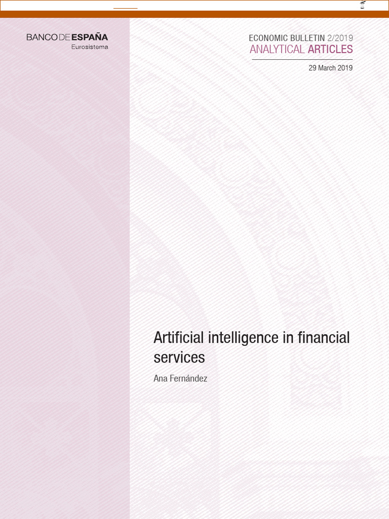 9 Artificial Intelligence in Financial Services | PDF | Artificial ...